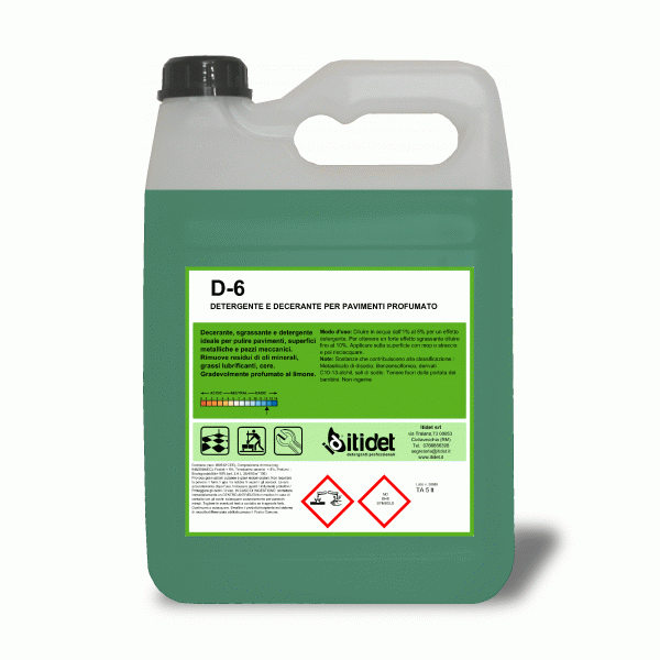 D-6 Deceranti e Sgrassanti Itidet