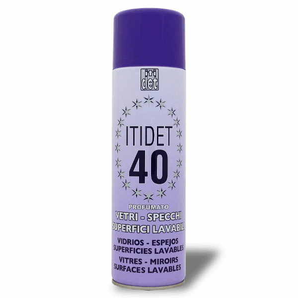 40 Spray Floreale Vetri, Specchi e Superfici Lavabili Itidet