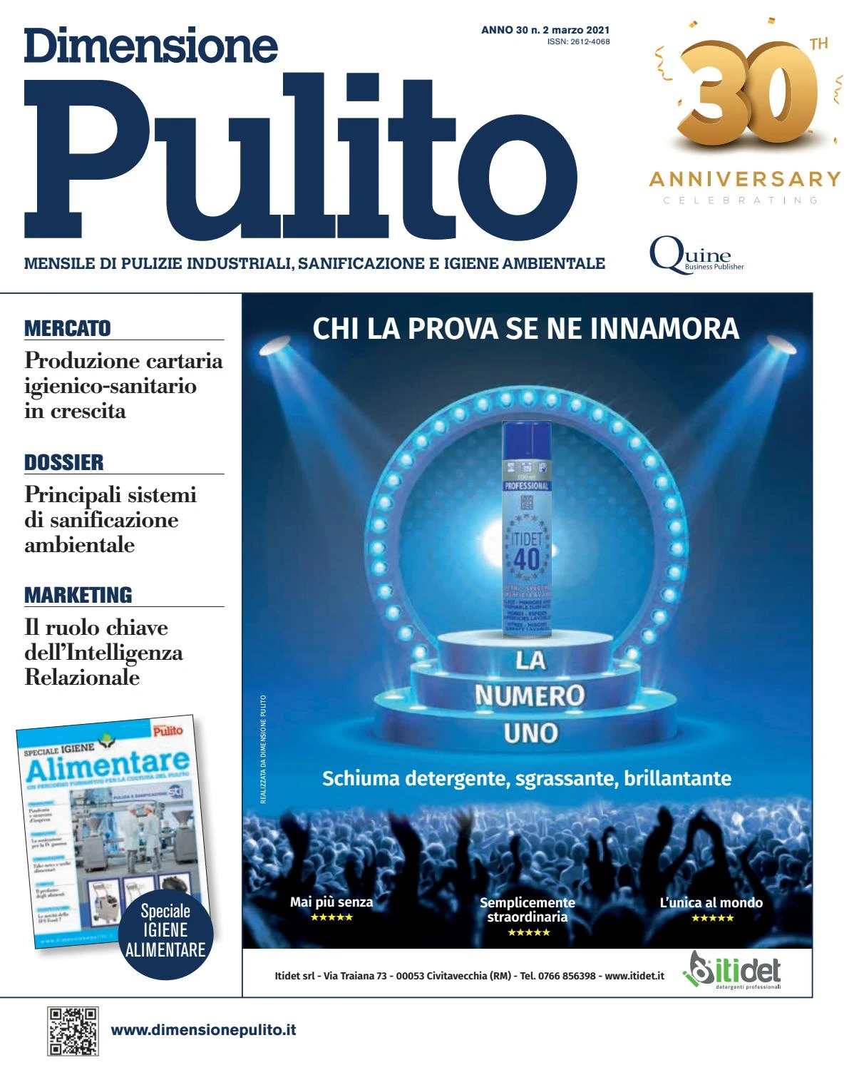 40 spray ha conquistato la prima di copertina | Itidet